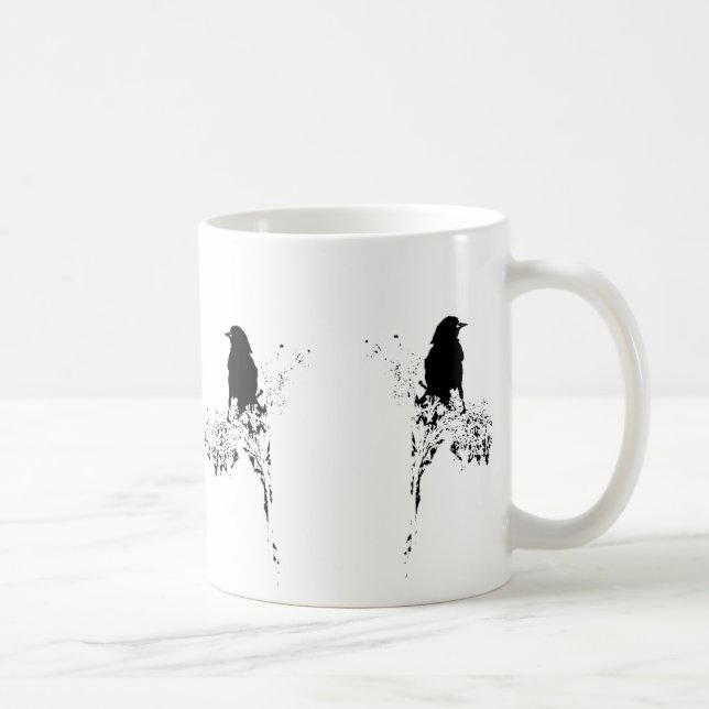 Vogel-Silhouette Tasse (Rechts)