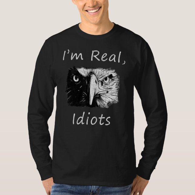 Vögel sind definitiv echte Parody-Angry-Adler T-Shirt (Vorderseite)
