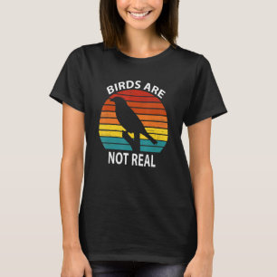 Vögel sind keine echte Retro-Vintage Verschwörungs T-Shirt
