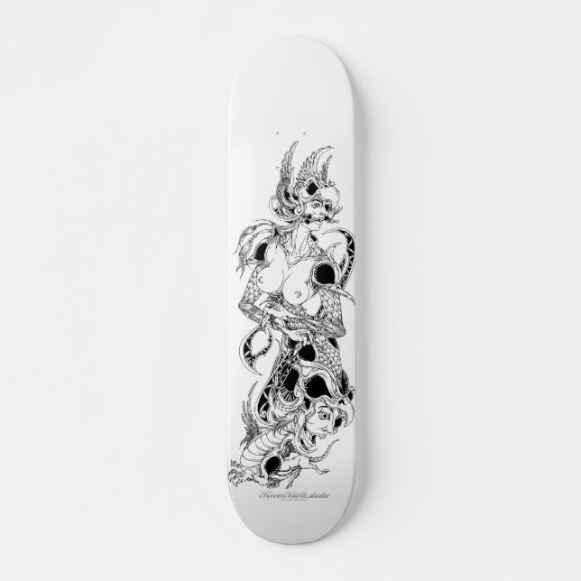 Vogel-Soultod Skateboard (Vorne)