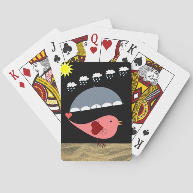 Vogel Spielkarten Deck (Rückseite)