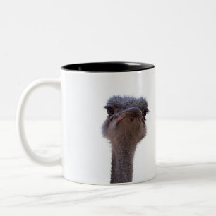 Vogel Strauß Zweifarbige Tasse
