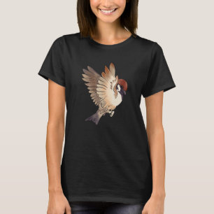 Vögel Süße Tier Vögel auf einem Zweig Party Vögel T-Shirt