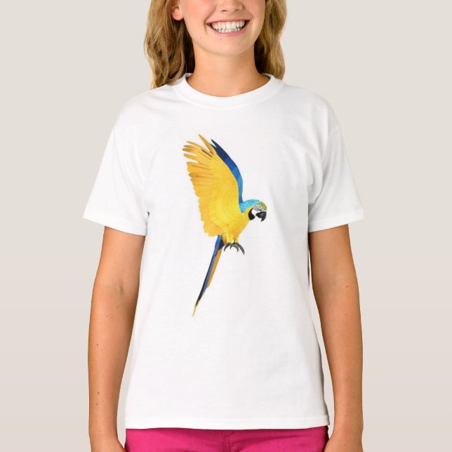 Vogel-T - Shirt entwerfen für Frauen. (Vorderseite)