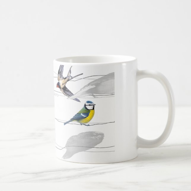 Vögel Tasse (Rechts)