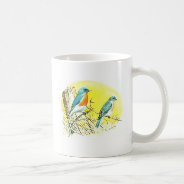 Vogel-Tasse - Drossel Tasse (Rechts)