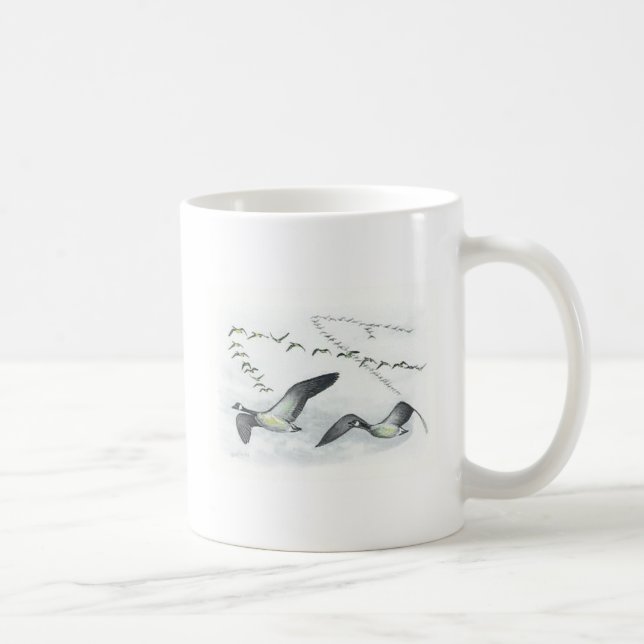 Vogel-Tasse - kanadische Gänse Kaffeetasse (Rechts)