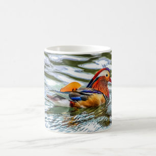 Vogel-Tasse - Mandarinen-Ente Kaffeetasse