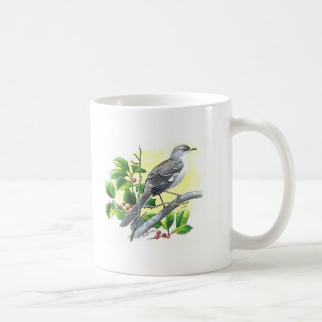 Vogel-Tasse - Spottdrossel Tasse (Rechts)