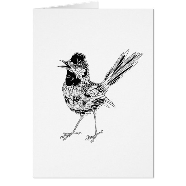 Vogel-Tätowierung (Vorne)