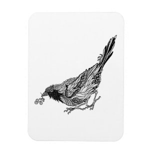 Vogel-Tätowierung Magnet
