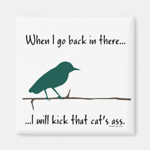 Vogel träumt Magneten Magnet