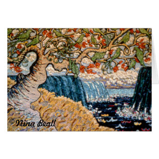 "Vögel über Niagara Falls," durch Nina Beall