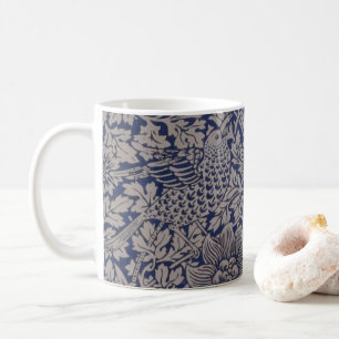 Vogel und Anemone von William Morris Vintage-Muste Kaffeetasse