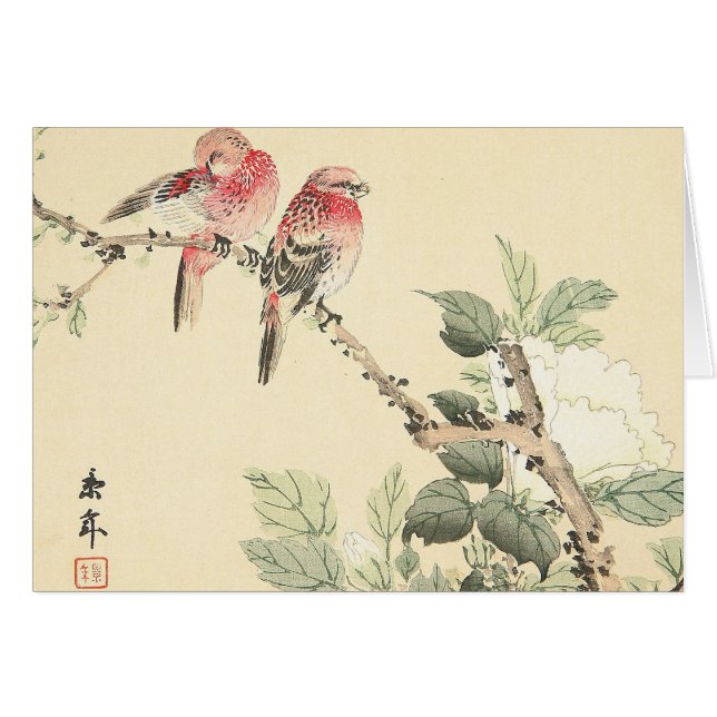 Vögel und BaumwollRose Imao Keinen (Vorderseite (Horizontal))