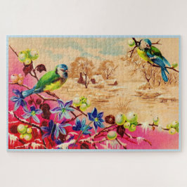 Vögel und Beeren Puzzle