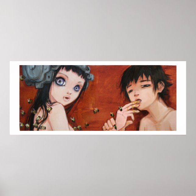 Vögel und Bienen-Plakate Poster (Vorne)