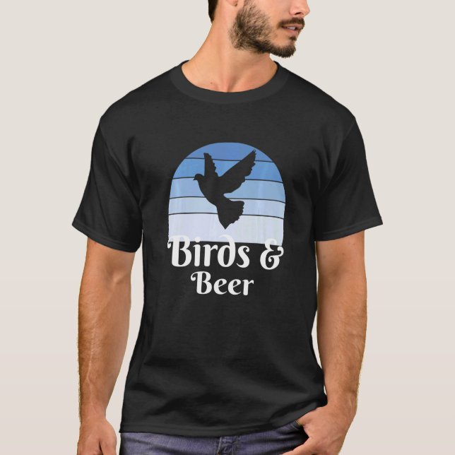 Vögel und Bier T-Shirt (Vorderseite)