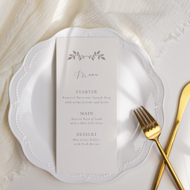 Vögel und Blätter, Themenmenü für romantische Vöge Menükarte (Von Creator hochgeladen)