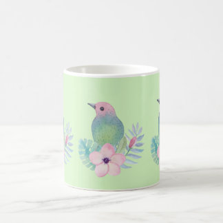 Vogel und Blume Tasse