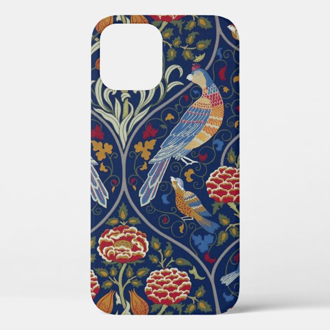 Vögel und Blume, William Morris Case-Mate iPhone Hülle (Rückseite)
