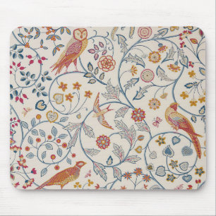 Vögel und Blume, William Morris Mousepad
