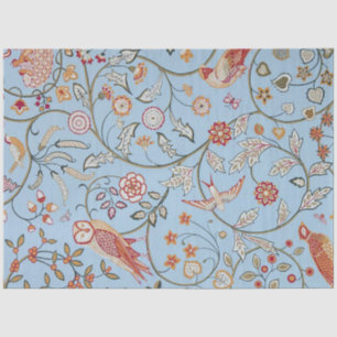Vögel und Blume, William Morris Seidenpapier