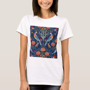 Vögel und Blume, William Morris T-Shirt