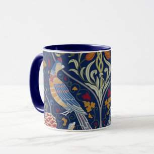 Vögel und Blume, William Morris Tasse