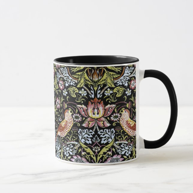 Vögel und Blumen 2 Williams Morris Tasse (Rechts)