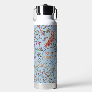 Vogel- und Blumenmuster, William Morris Trinkflasche
