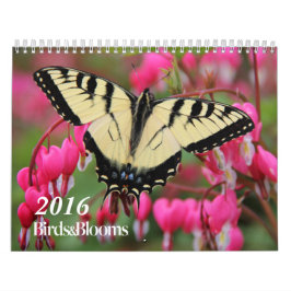 Vögel und Blüten 2016 - Kalender