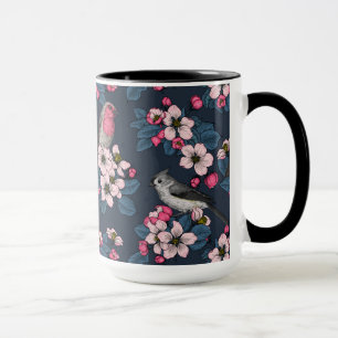 Vögel und Blüten Tasse