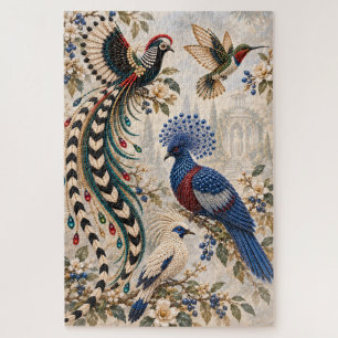 Vögel und Botanik-Jigsaw-Puzzle Puzzle
