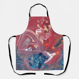 Vogel und die All-Over-Print-Schürze am See Schürze