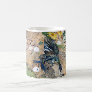 Vogel und Dragonfly, Bruno Liljefors Kaffeetasse