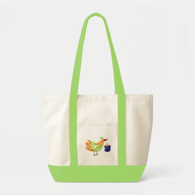Vögel und Geschenk, Tasche (Vorne)