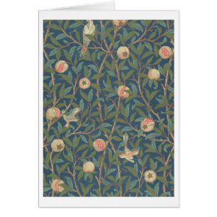 "Vogel-und Granatapfel-" Tapeten-Entwurf, Druckb