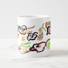 Vögel und Herbst Jumbo-Tasse