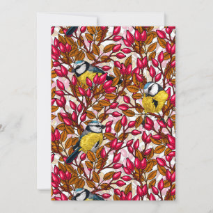 Vögel und Hunde Rose Hüften