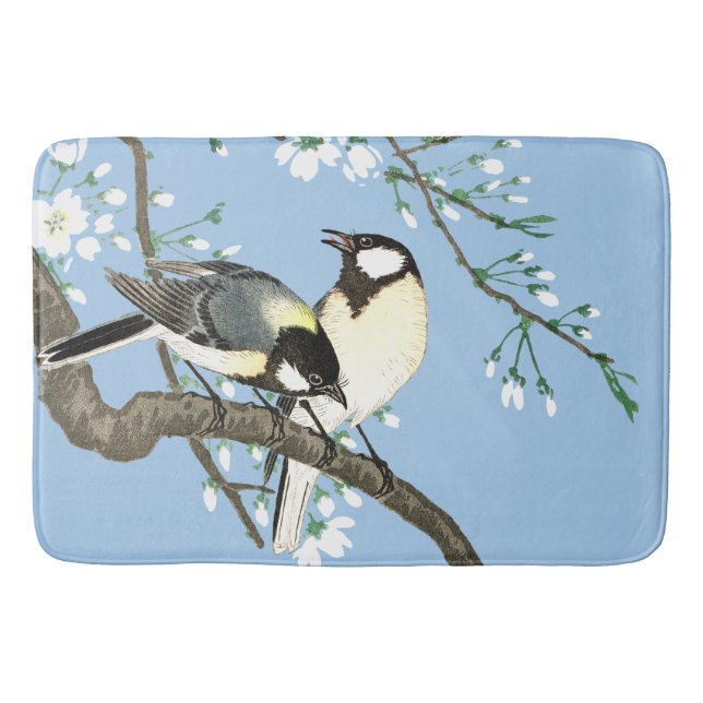 Vögel und Kirschblüten Ohara Koson Badematte (Vorderseite)
