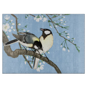 Vögel und Kirschblüten Ohara Koson Schneidebrett