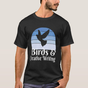 Vögel und kreatives Schreiben T-Shirt