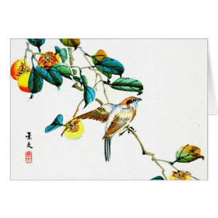 Vogel und Persimonen 1892