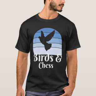 Vögel und Schach T-Shirt