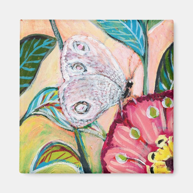 Vögel und Schmetterlinge Nr. 14 Magnet (Vorne)