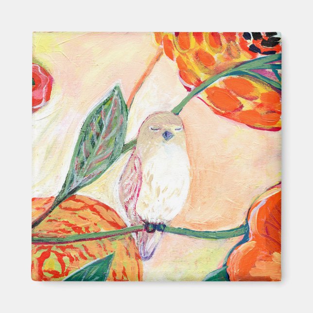 Vögel und Schmetterlinge Nr. 5 Magnet (Vorne)