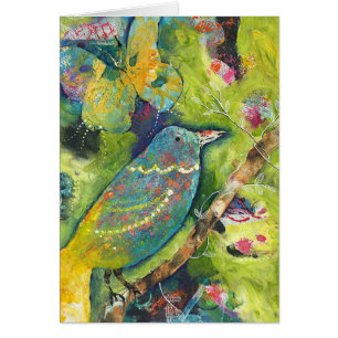 Vogel-und Schmetterlings-Karte