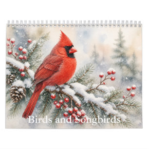 Vögel und Singvögel Kalender