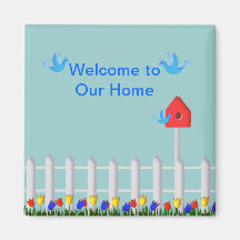 Vögel und Vogelhaus Willkommen auf unserer Zuhause